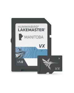 Humminbird LakeMaster Card - Manitoba V1 Maps, VX Technology, SmartStrike & Chart Presets