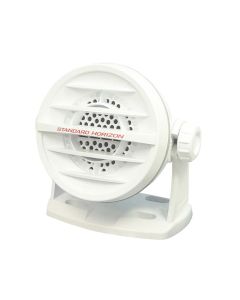 Standard Horizon MLS-410 Fixed Mount VHF Speaker, 10W Output, 4 Ohm, White, MLS-410SP-W