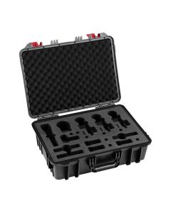 sE Electronics Flight Case for V-Pack Drum Mic Kit, Rugged Construction, Black