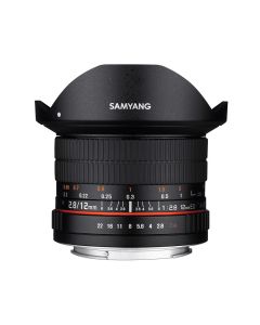 Samyang 12mm F2.8 Full Frame Fisheye Lens, Lens Only, Nikon F Mount with AE Chip, UMC, SY12M-N