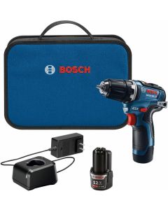 Bosch 12V Max Brushless Drill Driver Kit w/ (2) 2 Ah Batteries