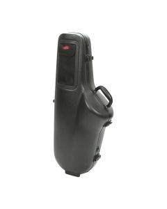 SKB Cases Contoured Pro Tenor Sax Case, Exterior Pouches, Perfect Fit Valances with D-Ring for Strap