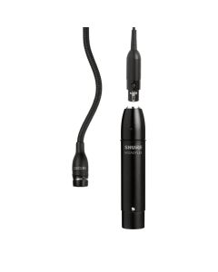 Shure Microflex Series Overhead Gooseneck, Black, Cardioid, In-line Preamp