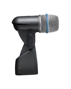 Shure BETA 56A Dynamic Snare/Tom Microphone, Supercardioid Polar Pattern, Built-In Stand Adapter