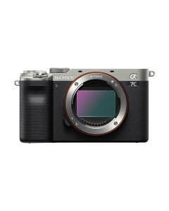 Sony Alpha 7C Full-Frame Interchangeable Lens Camera, Body Only, 24.2MP, 10fps, 4K, Compact, Silver