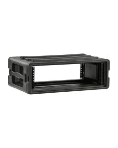 SKB Cases 3U rSeries Shallow Rack, Roto-Molded Polyethylene, Gasket-Sealed Waterproof Lids, 1SKB-R3S