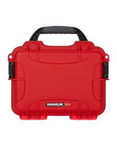 Nanuk 904 Hard Case without Foam, Waterproof Protective Shell, Red, 904S-000RD-0A0