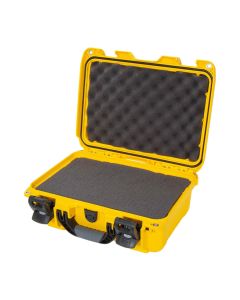 Nanuk 915 Hard Utility Case with Foam, Waterproof and Crushproof Design, Yellow, 915S-010YL-0A0