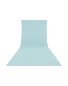 Westcott 9 ft. x 20 ft. Wrinkle-Resistant Backdrop for High-Key Images, Matte & Washable, Pastel Blue, 167S