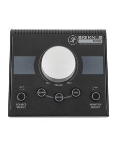 Mackie Big Knob Passive Studio Monitor Controller, Mono, Mute, & Dim Functions, Sturdy Design, Gray
