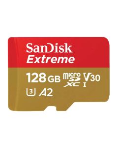 SanDisk Extreme MicroSDXC™ UHS-I Card, 190MB/s Read and 130MB/s Write Speed, 4K UHD, A2, V30