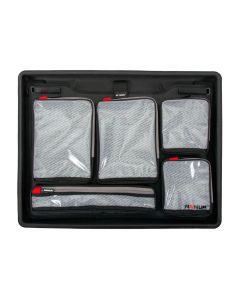 Nanuk Lid Organizer for 945, 955, and 960 Hard Cases with Zippered Compartments, Black, 50-94501-K