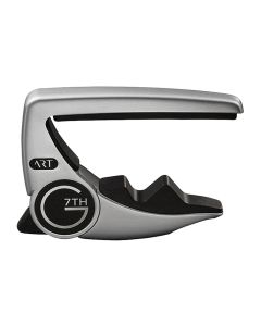 G7th Performance 3 Capo, With ART & Tension Control System for 6-Steel String Guitars, Silver