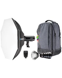 Westcott FJ200 Strobe 1-Light Backpack Kit for Sony Cameras, TTL, Ideal for Photographers, 4771S