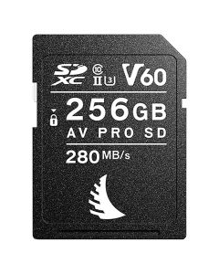 Angelbird 256GB AV Pro SD V60 SDXC™ UHS-II Memory Card with Built-In Write Protect Switch