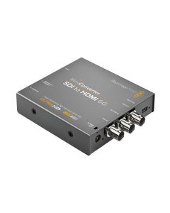 Blackmagic Design SDI to HDMI 6G Mini Converter, 4K SDI In, HDMI/SDI Out, and De-Embeds Audio