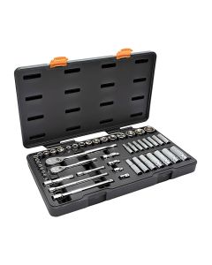 Gearwrench 47-Piece 1/4 and 3/8-Inch Drive 84-Tooth, Standard and Deep, SAE Mechanics Tool Set