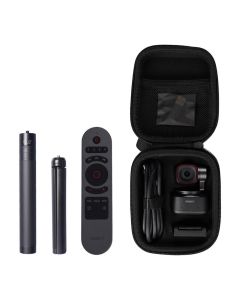 Obsbot Tiny 2 Home Combo, 4K PTZ Webcam with Smart Remote & Tripod, AI Tracking, and Gesture Control