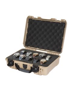 Nanuk 910 Watch Case with Foam Insert for 10 Watches, Dustproof Design, Tan, 910S-080TN-0A0-21299