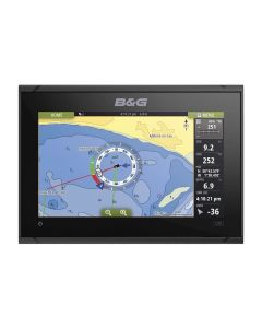 B&G Vulcan 9 Chartplotter - No Transducer, 9 Inch Multi-Touch Screen & Includes C-MAP DISCOVER Charts