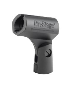 On-Stage Unbreakable Rubber Condenser Microphone Clip, Flexible Grip, Black, MY120