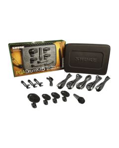 Shure PGADRUMKIT5 Drum Microphone Kit with Professional Quality and Break-Resistant Design, Excellent Sound