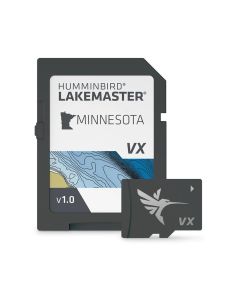 Humminbird LakeMaster Card - Minnesota V1 Maps, VX Technology, SmartStrike, and Chart Presets