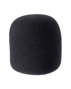 On-Stage Windscreens for Handheld Mics, Black, Pack of 5, Fits Most Dynamic Mics, ASWS58B5