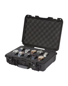 Nanuk 910 Watch Case with Foam Insert for 10 Watches, Dustproof Design, Black, 910S-080BK-0A0-21299