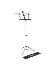 On-Stage Compact Sheet Music Stand with Travel Bag, Clutch Mechanism for Adjustment