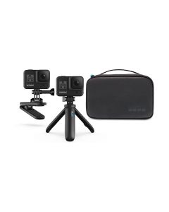 GoPro Travel Kit for HERO10/11, Shorty Mini Tripod, Magnetic Swivel Clip & Carry Case, AKTTR-002