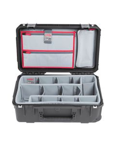 SKB iSeries 2011-7 Case with Think Tank Photo Dividers & Lid Organizer, Holds 2 Cameras, Black