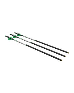 CenterPoint 20-Inch Carbon Crossbow Arrow Bolts With Lighted Nocks, Archery Hunting, Pack of 3, AXCCA203PK