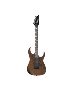 Ibanez GRG 6 String Solid-Body Electric Guitar, Right, Walnut Flat, Full