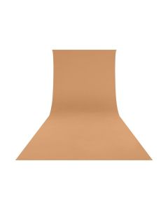 Westcott 9 ft. x 20 ft. Wrinkle-Resistant Backdrop for High-Key Images, Matte & Washable, Brown Sugar, 169S
