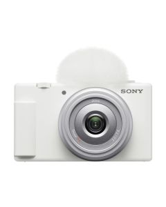 Sony ZV-1F Vlog Camera, Body Only, 4K, Eye-AF, Designed for Content Creators and Vloggers, White