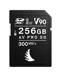 Angelbird 256GB AV Pro SD V90 SDXC™ UHS-II Memory Card with Built-In Write Protect Switch