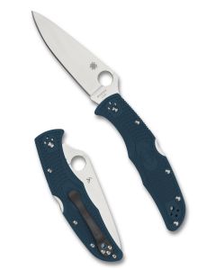 Spyderco C10FPK390 Endura 4 Blue Lightweight K390 Plainedge