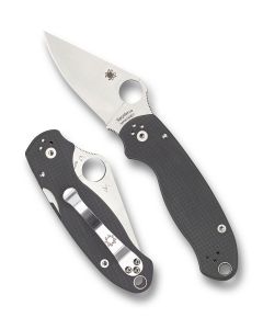 Spyderco C223GPDGY Para 3 Dark Gray G-10 Maxamet Plainedge