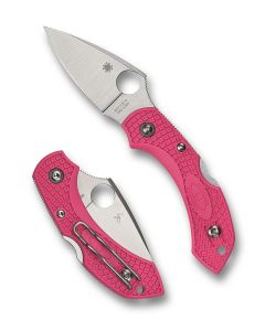Spyderco Dragonfly 2 Pink Lightweight Black Blade Cpm S30V Plainedge