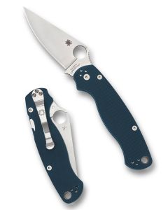Spyderco PARA MILITARY 2 COBALT BLUE G-10 CPM SPY27 PLAINEDGE