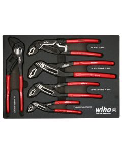 Wiha  5 PC WTR PUMP PLIERS IN FOAM