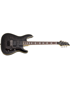 Schecter 2027 Guitar Research Omen Extreme-6 FR Electric Guitar, See-Thru Black